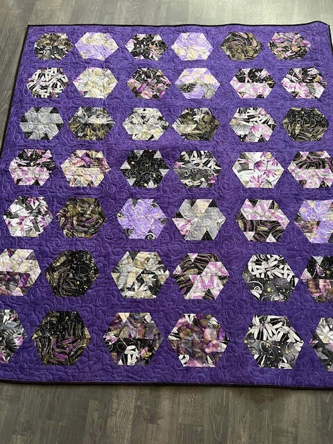Purple Octagons Quilt