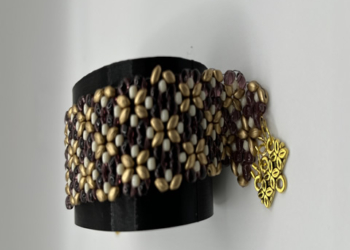 Pleated Tile Bracelet 7